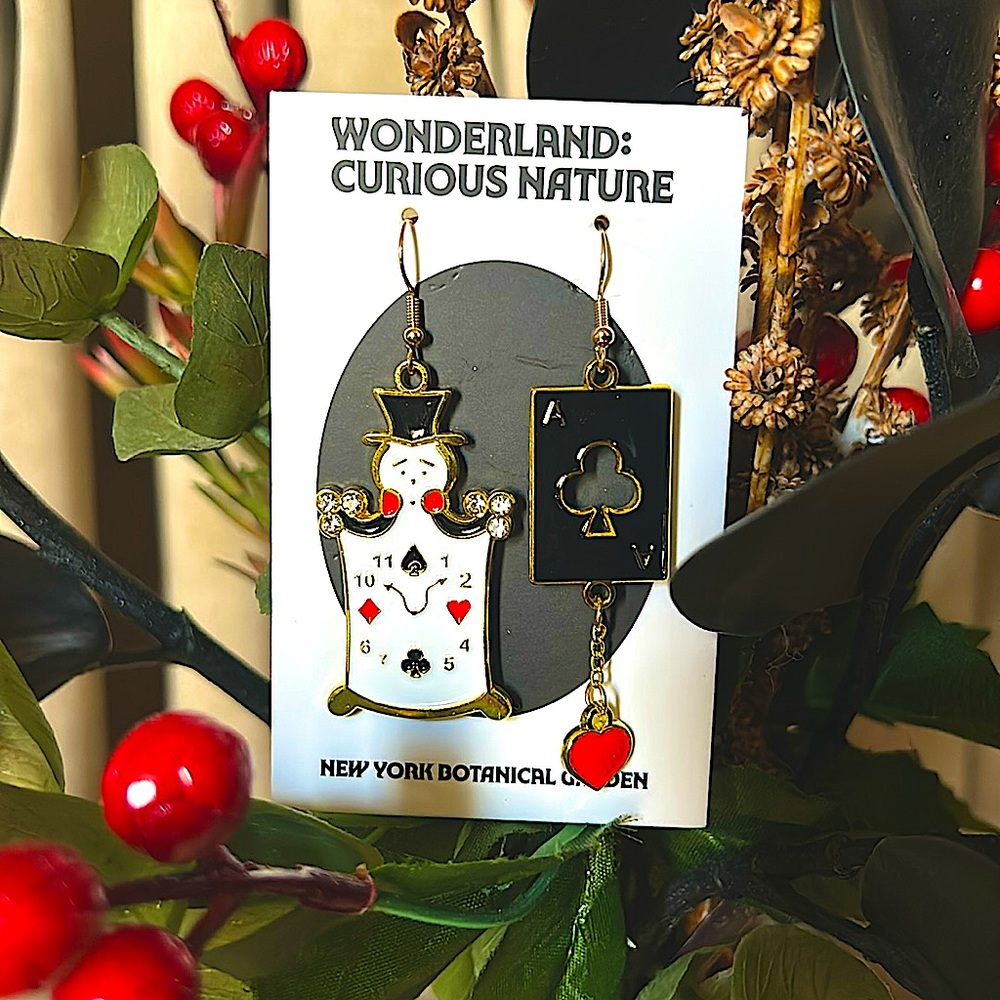 OFFICIAL Alice in Wonderland Enamel Earrings